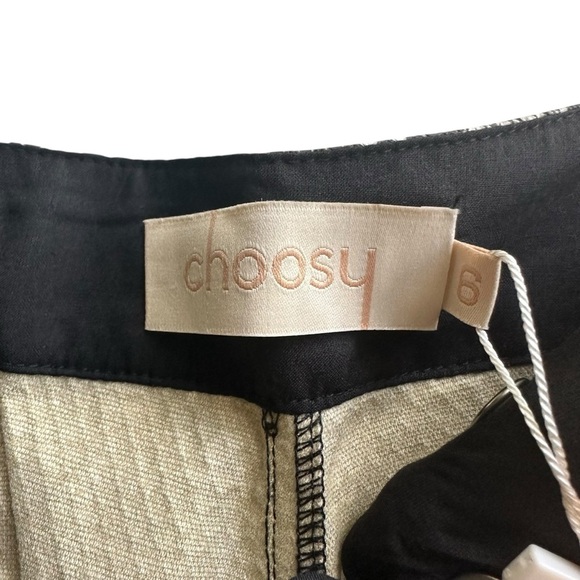 Choosy Women's Faux Snakeskin Wide Leg Pants Size 6 NWT - Picture 5 of 6